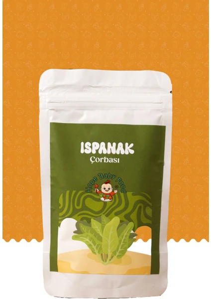 Hope Baby Food Ispanak Çorbası +8 Ay - 100 Gram