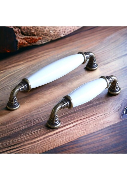 Gül Gerçek Porselen Antik Sarı 96 mm Kulplar Mobilya Mutfak Dolabı Çekmece Dolap Kapak Kulpu Kulbu modelleri