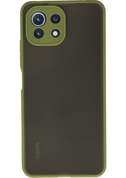 Xiaomi Mi 11 Lite Kılıf Montreal Silikon Kapak - Açık Yeşil 300099