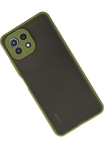 Xiaomi Mi 11 Lite Kılıf Montreal Silikon Kapak - Açık Yeşil 300099