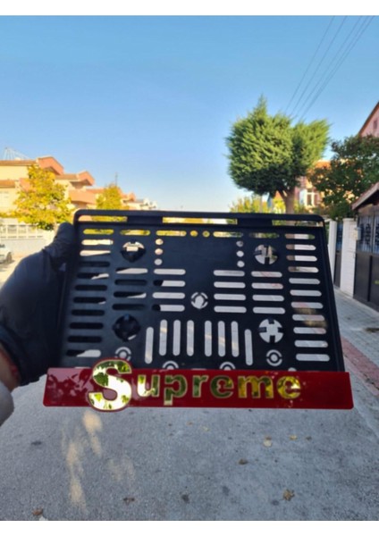 Karbon Soft Supreme Yazılı Pleksi Plakalık