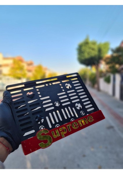 Karbon Soft Supreme Yazılı Pleksi Plakalık