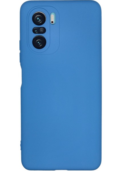 Xiaomi Poco F3 Kılıf Nano Içi Kadife Silikon - Mavi 300099