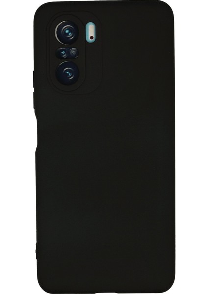 Xiaomi Redmi K40 Kılıf Nano Içi Kadife Silikon - Siyah 300099