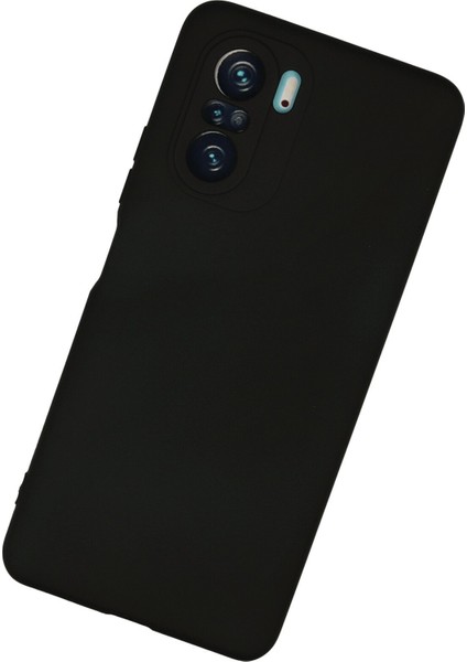 Xiaomi Redmi K40 Kılıf Nano Içi Kadife Silikon - Siyah 300099