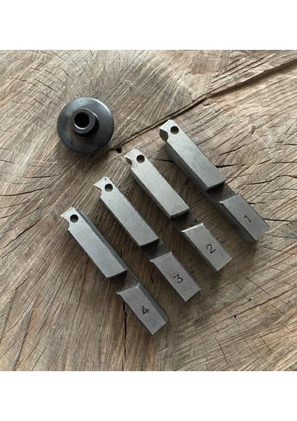 2lik Pafta Makina Tarak Kesici Elmas Pafta Diş Açma Taragı 1/2-3/4