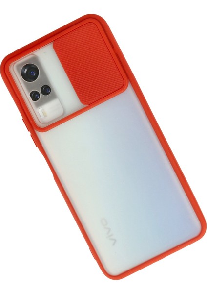 Vivo Y51 Kılıf Palm Buzlu Kamera Sürgülü Silikon - Kırmızı 300099 fiyatları