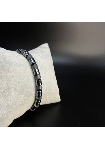 Hematit Ayarlanabilir Ölçü Unisex Doğal Taş Bileklik indirimleri