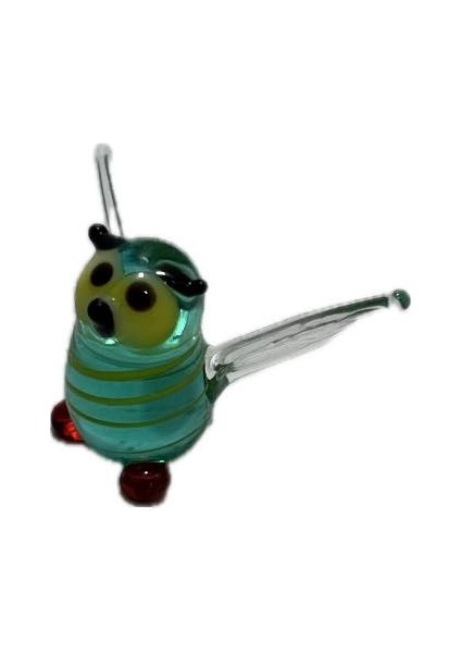 El Yapımı Mini Murano Cam Baykuş Biblo A174-10