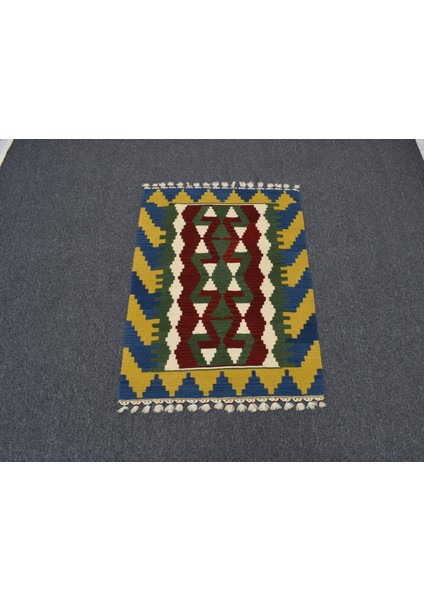 Yeni El Dokuma Ender Güzellikte Pınarbaşı Kayseri Yün Kilim 4726