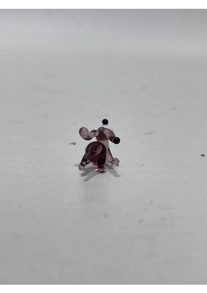 El Yapımı Mini Murano Cam Köpek Biblo A173-01