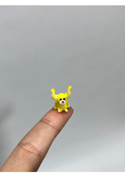 El Yapımı Mini Murano Cam Köpek Biblo A176-01