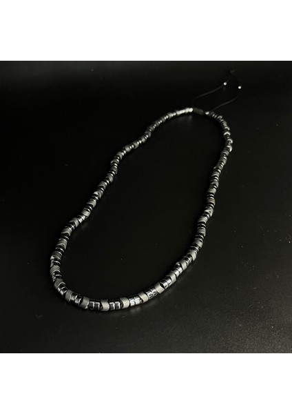 Hematit Ayarlanabilir Ölçü Unisex Doğal Taş Kolye 55 cm ve Üzeri fiyatları