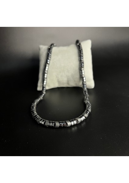 Hematit Ayarlanabilir Ölçü Unisex Doğal Taş Kolye 55 cm ve Üzeri fırsatları