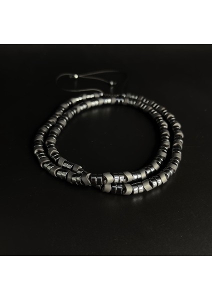 Hematit Ayarlanabilir Ölçü Unisex Doğal Taş Kolye 55 cm ve Üzeri indirimleri