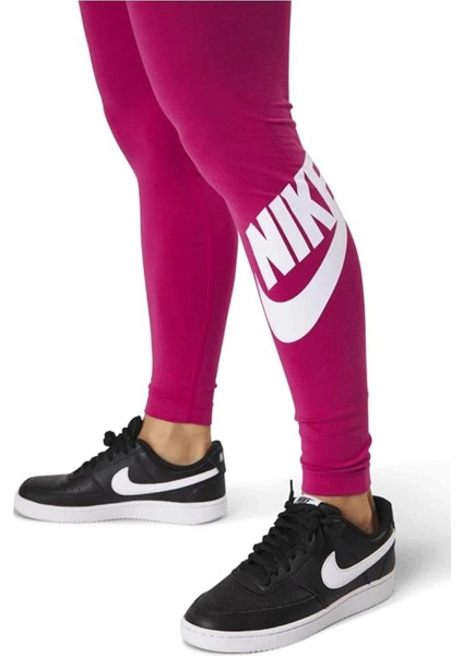 Sportswear Swoosh Yüksek Belli Pamuklu Kadın Spor Tayt indirimleri