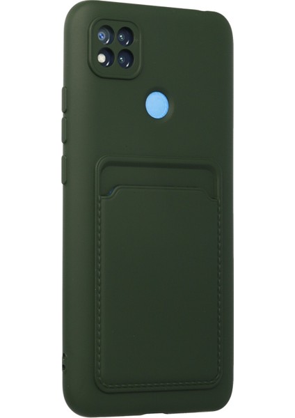 Xiaomi Redmi 9c Kılıf Kelvin Kartvizitli Silikon - Koyu Yeşil 300099 fiyatları
