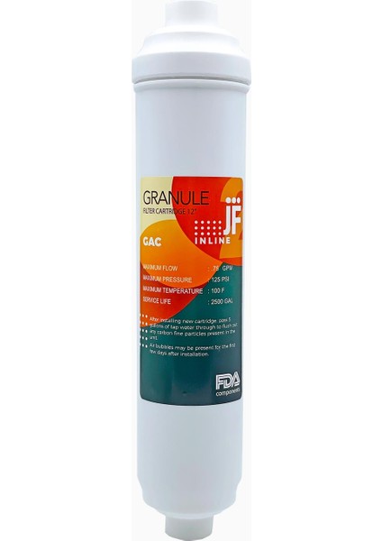 Granül Aktif Karbon 12" Inlıne Powerpure