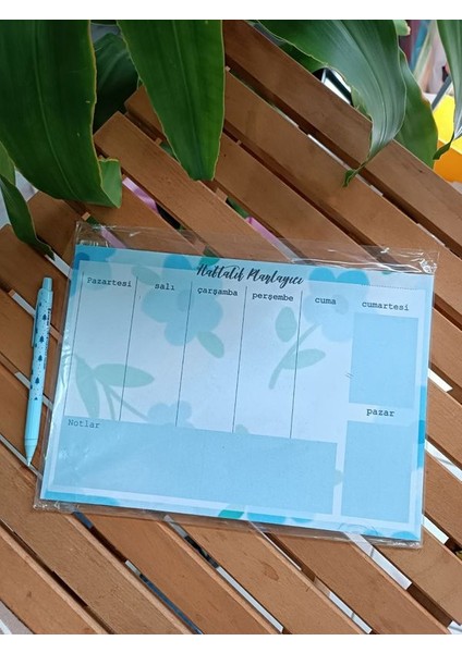 Masaüstü Planlayıcı A4 Boy Notepad Memopad Check List Not Defteri Bloknot