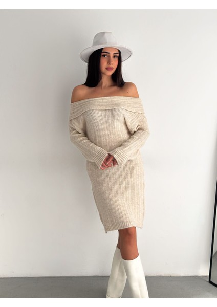 Madonna Yaka Triko Kadın Elbise fiyatları