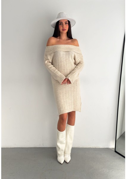 Madonna Yaka Triko Kadın Elbise indirimleri