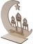 Ramazan Ahşap Eid Mubarak Dekorasyon Ay Islam Camii Müslüman Ahşap Plak Asılı Kolye Festivali Parti Malzemeleri 5 # (Yurt Dışından) 1