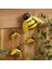 4 Adet Metal Bumble Bee Duvar Dekoru, 3D Demir Arı Sanat Heykel Asılı Duvar Süslemeleri Açık Ev Bahçe Için (Yurt Dışından) 4