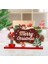 Güzel Noel Ahşap Süs Noel Baba Ahşap El Sanatları Masa Süslemeleri Ev Partisi Için Noel Dekorasyon, C (Yurt Dışından) 2