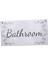 Banyo - El Yapımı Fransız Shabby Chic Tarzı Ahşap Ev Dekor Kapı Tabelası / Plak (Yurt Dışından) 5