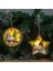 4 Adet Ahşap Aydınlık Noel Kolye Süsler Noel Baba Hediye El Sanatları Yeni Yıl Navidad Noel Ağacı Asılı Dekorasyon (Yurt Dışından) 4