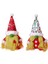 Noel Gnome Peluş Dekor Gnomes Cüce Yeşil Saç Yüzü Olmayan Bebek Noel Hırsız Heykelcik Kapalı Ev Dekorasyon Sahne (Yurt Dışından) 1