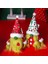 Noel Gnome Peluş Dekor Gnomes Cüce Yeşil Saç Yüzü Olmayan Bebek Noel Hırsız Heykelcik Kapalı Ev Dekorasyon Sahne (Yurt Dışından) 4