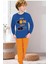 715U Erkek Çocuk Saks Uzun Kollu Pijama Takımı 1