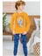 706U Erkek Çocuk Hardal Uzun Kollu Pijama Takımı 1