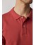 Slim Fit Dar Kesim Polo Yaka Turuncu Erkek T-Shirt 4