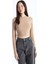 Kadın Crop Basic Sweatshırt 1