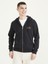 Full Zip Siyah Hoodie 1