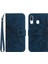 Samsung Galaxy A30/A20 Lüks Pu Deri Kabartmalı Ayçiçeği ile (Yurt Dışından) 1