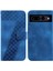 Google Piksel 7 Pro Için Telefon Kılıfı Pu Deri Kabartmalı Desen Flip Folio (Yurt Dışından) 1