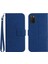 Kart Yuvaları Tutucu Lüks Pu Deri Flip ile Samsung Galaxy A02S Için Kılıf (Yurt Dışından) 1