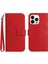 Iphone 15 Için Kılıf Pro Flip Cüzdan Telefon Kılıfı Kart Yuvaları ile Kısa Kayış (Yurt Dışından) 1