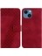 Telefon Kılıfı Için iphone 13 Mini Kabartmalı Desen Cüzdan Flip Folio Kapak Pu (Yurt Dışından) 1