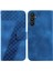 Telefon Kılıfı Için Samsung Galaxy A54 5g Kabartmalı Desen Flip Folio Kapak Pu (Yurt Dışından) 1