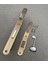 Özen Handles Oval İç Kapı Oda Kilidi Gömme Kilit 40/90/23 Antik Sarı 1 Adet 3
