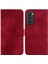 Tecno Camon 18/18P Pu Deri Cüzdan Kabartmalı Desen Flip Için Telefon Kılıfı (Yurt Dışından) 1