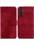 Telefon Kılıfı Için Samsung Galaxy A54 5g Kabartmalı Desen Flip Folio Kapak Pu (Yurt Dışından) 1