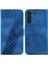 Samsung Galaxy A34 5g Için Telefon Kılıfı Cüzdan Kart Yuvası Fonksiyonu Kabartmalı Pu (Yurt Dışından) 1