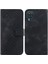 Samsung Galaxy A12 Için Telefon Kılıfı Cüzdan Kabartmalı Desen Kart Yuvası Pu (Yurt Dışından) 1