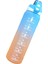 Degrade Renkli Plastik Buzlu Su Şişesi 1000ML (Yurt Dışından) 1