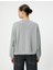 Basic Sweatshirt Bisiklet Yaka Modal Karışımlı 4